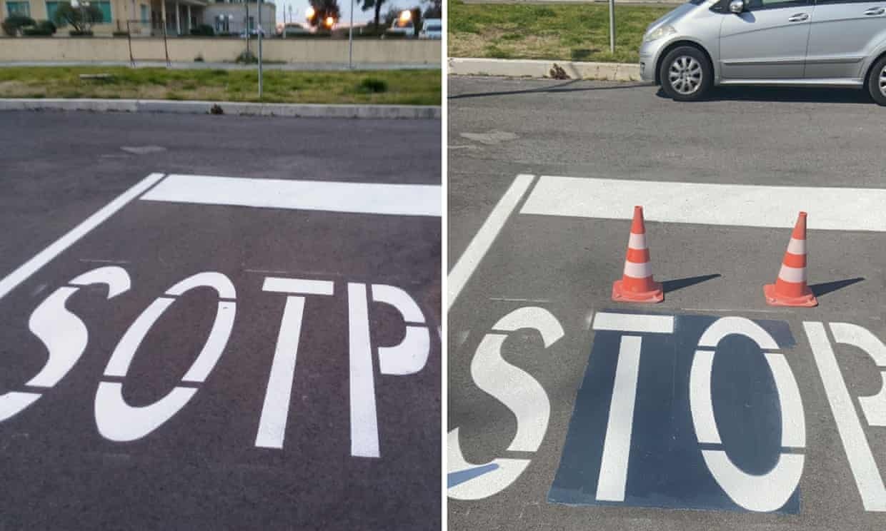 Bien bao viet sai nhung nhieu nguoi doi giu nguyen hinh anh