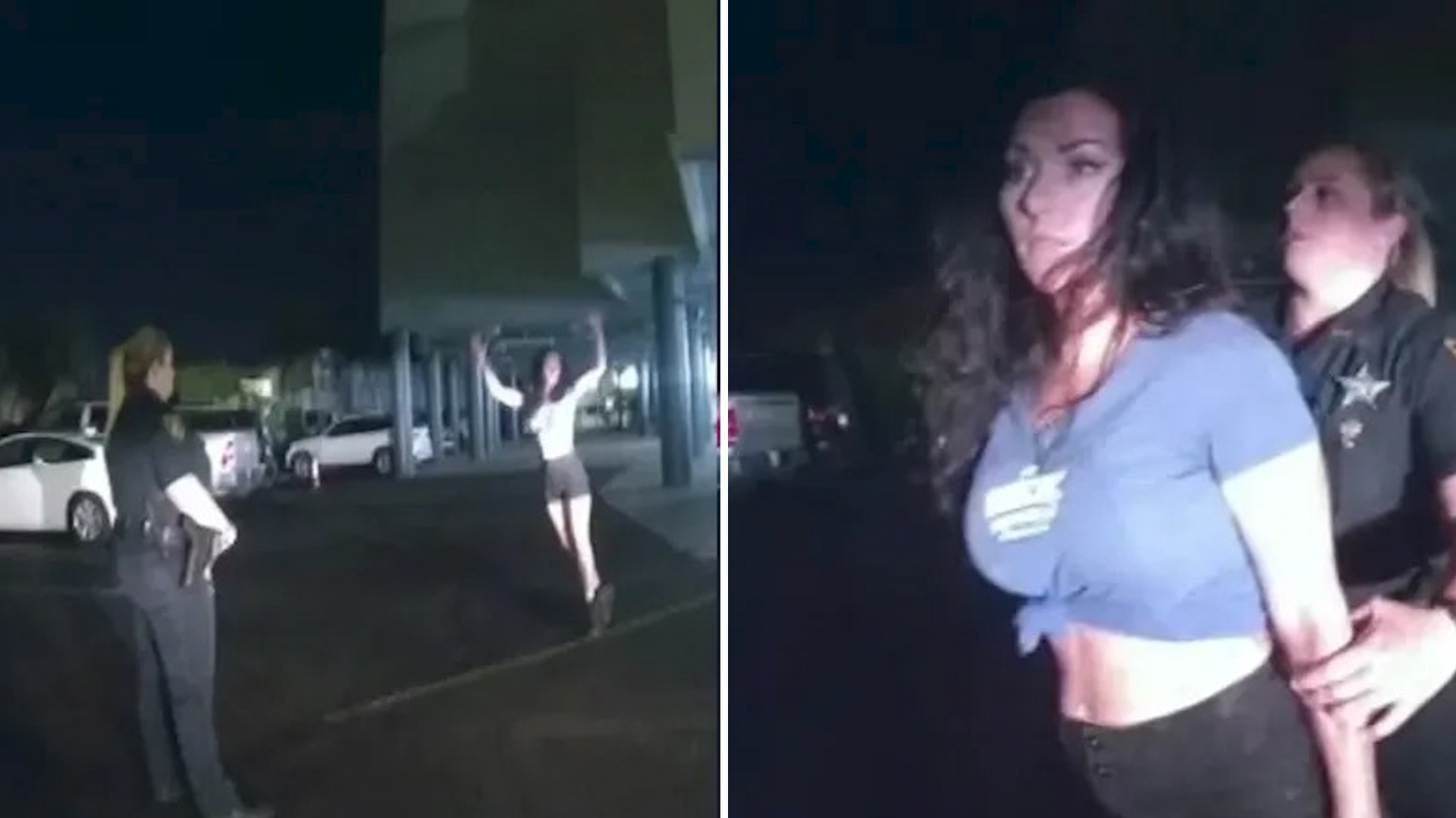 Nu quai xe mua ba le khi duoc yeu cau thu nong do con hinh anh