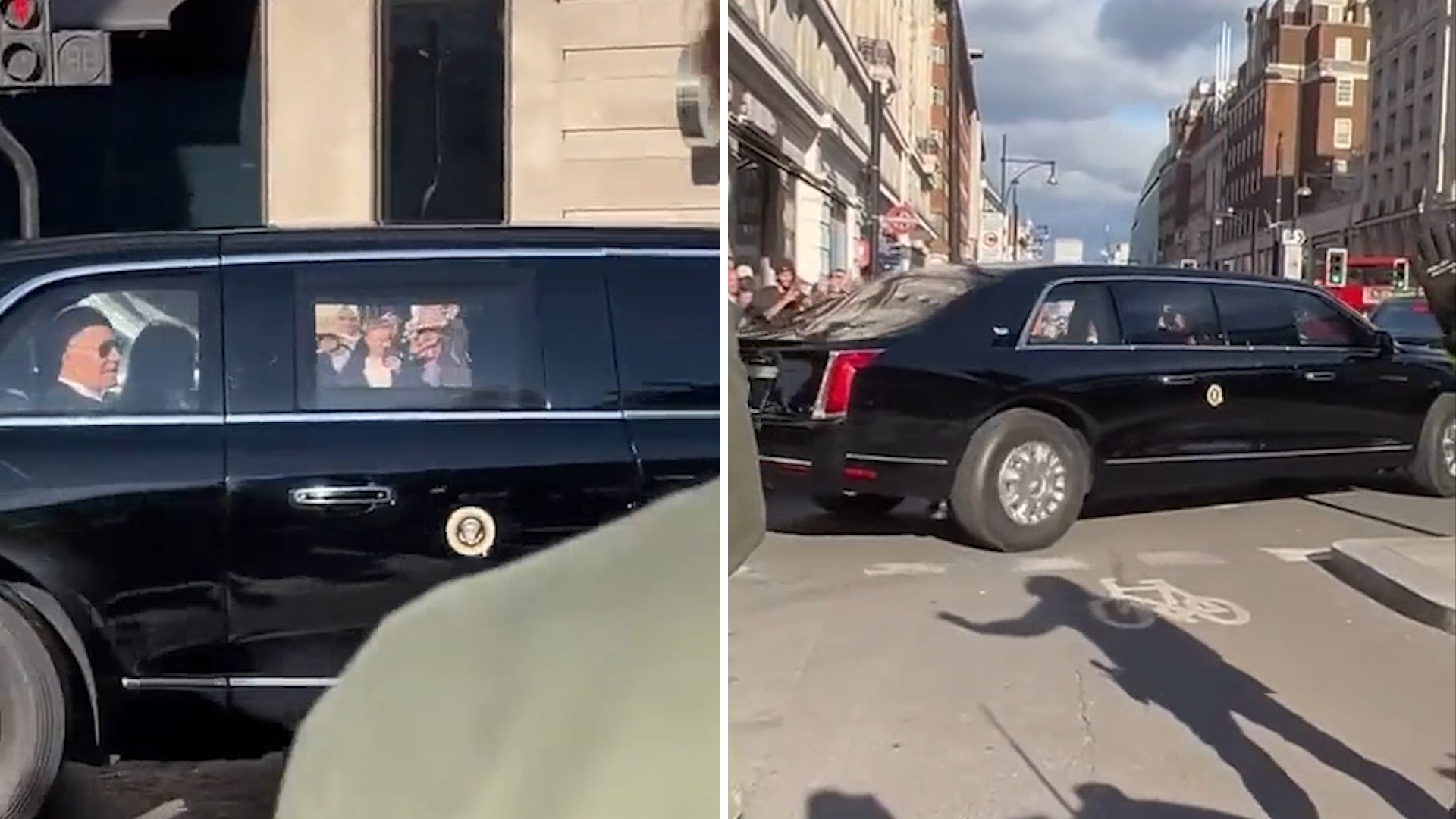 'The Beast' mac ket khi den le tang Nu hoang Elizabeth II hinh anh