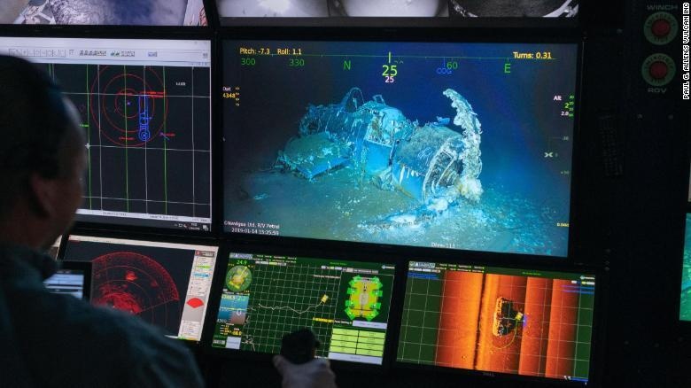 Phát hiện xác tàu sân bay Mỹ ảnh 1 Phat hien xac tau san bay My anh 1