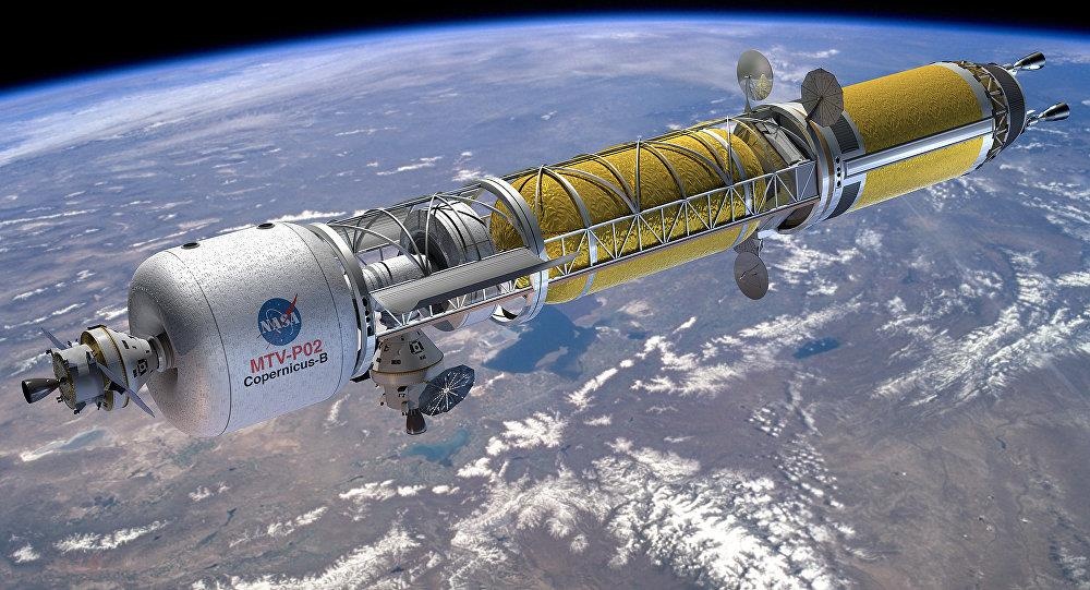 My ruc rich lap rap dong co hat nhan tren khong gian hinh anh