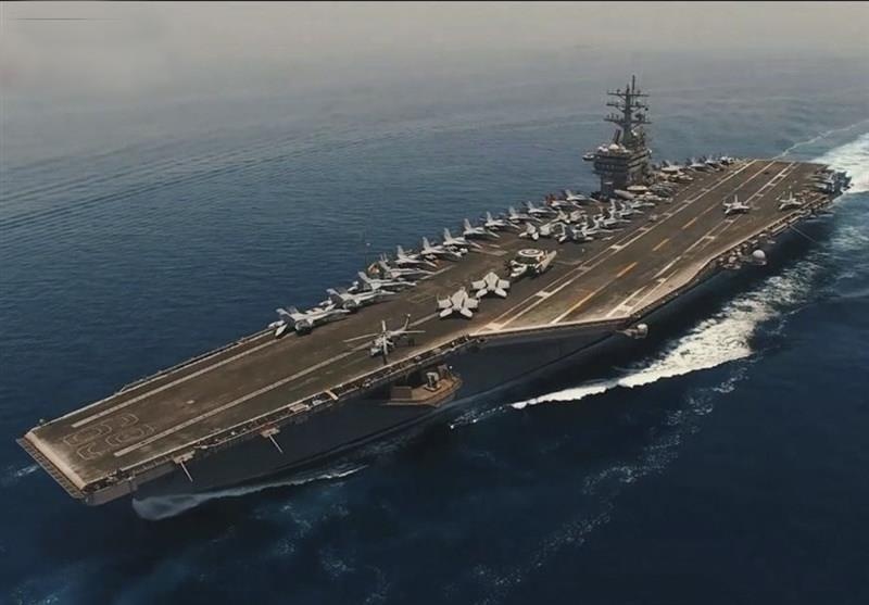 Iran khoe may bay khong nguoi lai quay duoc can canh tau san bay My hinh anh