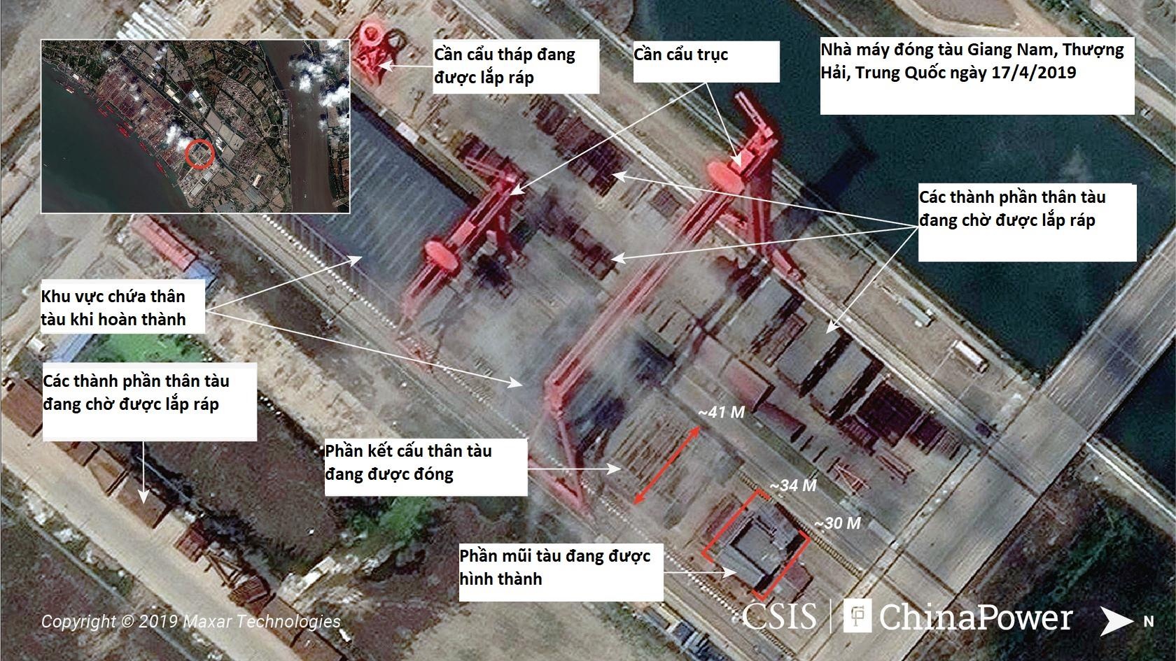 Lo bang chung Trung Quoc dang dong tau san bay thu 3 hinh anh