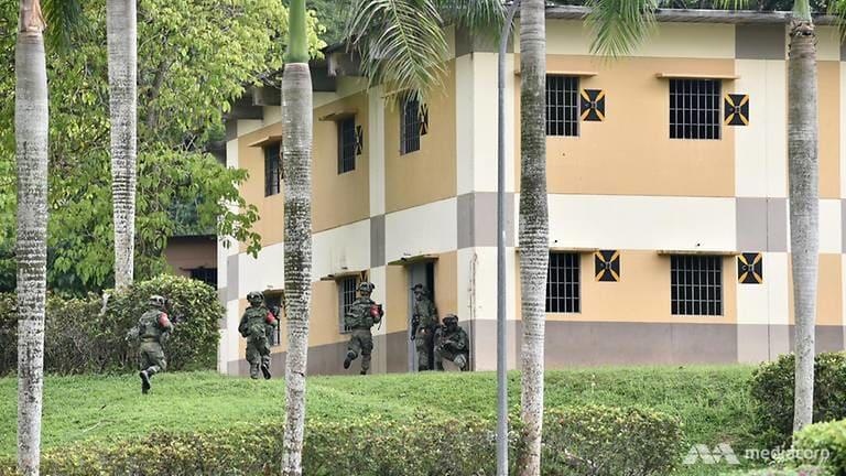 Mỹ - Singapore tập trận ảnh 3 My - Singapore tap tran anh 3