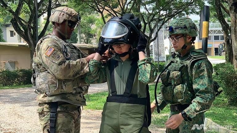 Mỹ - Singapore tập trận ảnh 9 My - Singapore tap tran anh 9