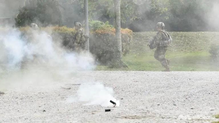 Mỹ - Singapore tập trận ảnh 5 My - Singapore tap tran anh 5