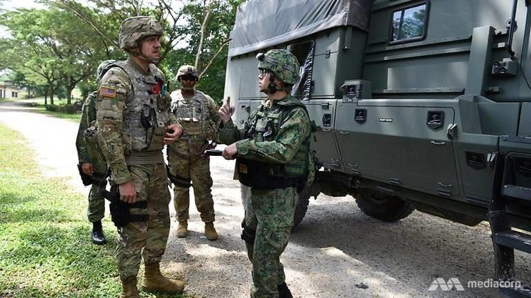 Mỹ - Singapore tập trận ảnh 10 My - Singapore tap tran anh 10