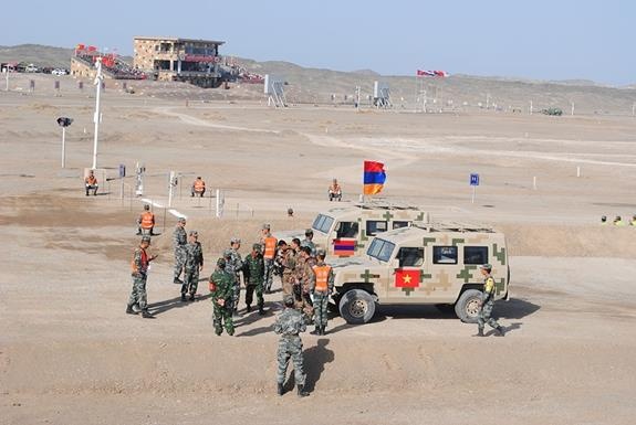 Quan doi Viet Nam thi dau tai Army Games anh 2