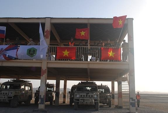 Quan doi Viet Nam thi dau tai Army Games anh 1