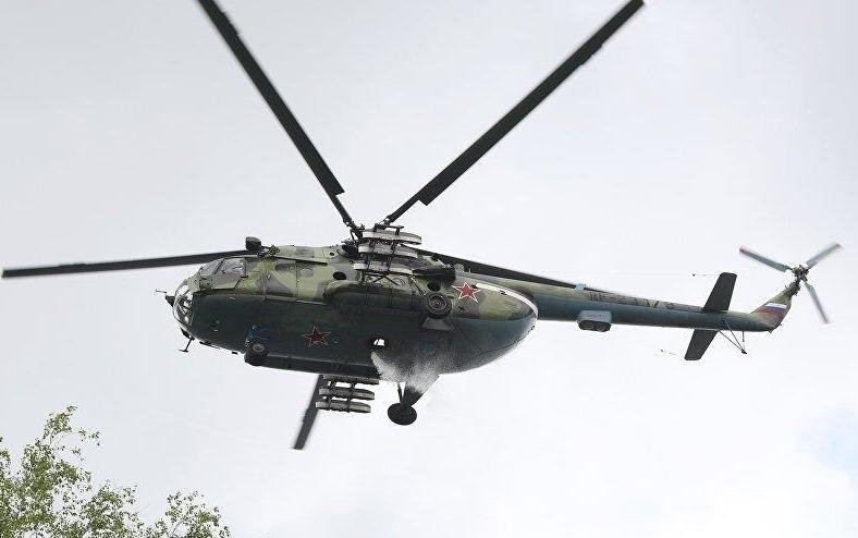 Gay banh dap, truc thang Mi-8 roi o Nga hinh anh