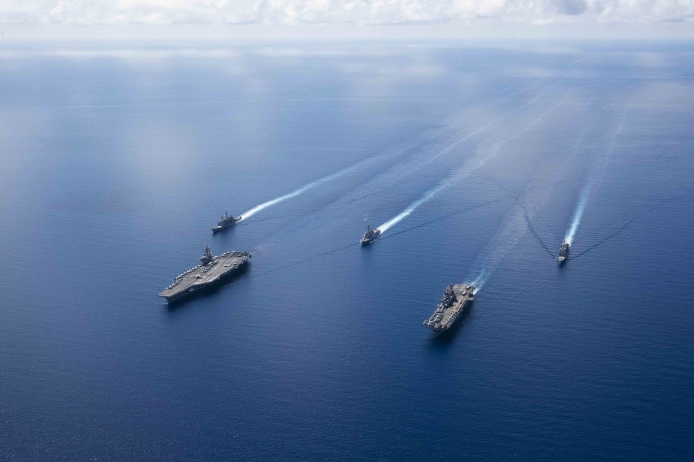 tàu sân bay Mỹ Biển Đông ảnh 2 tau san bay My Bien Dong anh 2