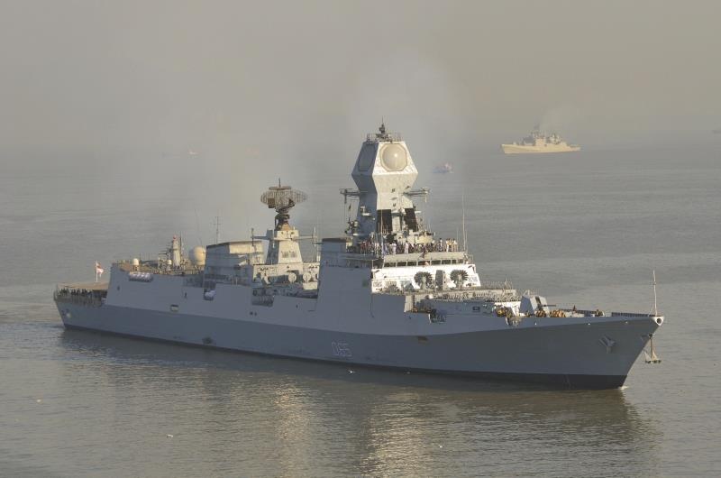 An Do trien khai tau chien bao ve cuoc hoi dam voi chu tich Trung Quoc hinh anh