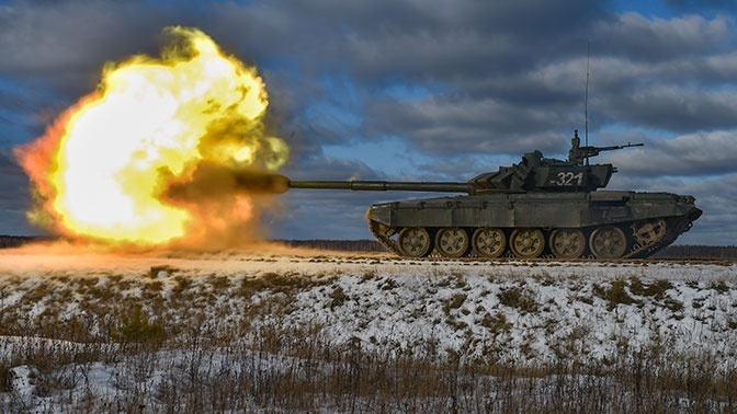 Xe tang Nga nghien nat 100 muc tieu trong tap tran ban dan that hinh anh