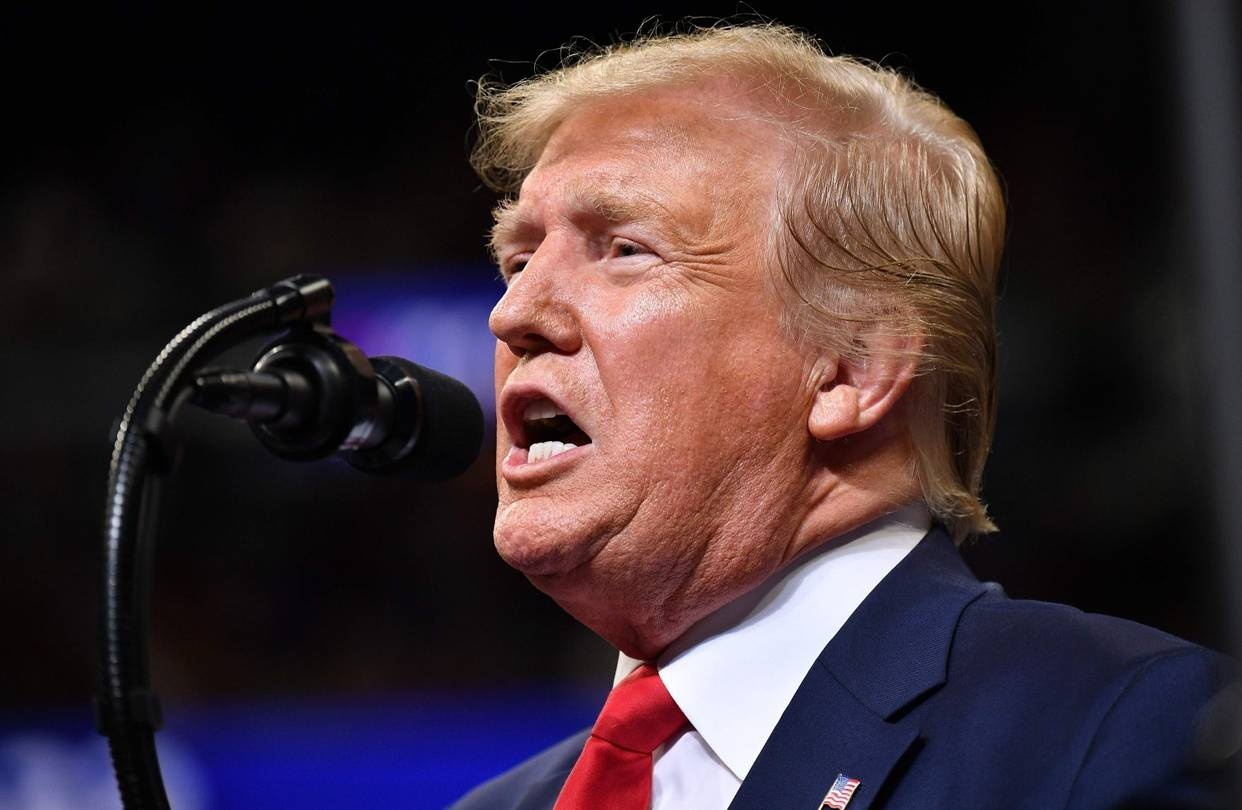 Tong thong Trump bat ngo thay doi tuyen bo ve vu no o Beirut hinh anh