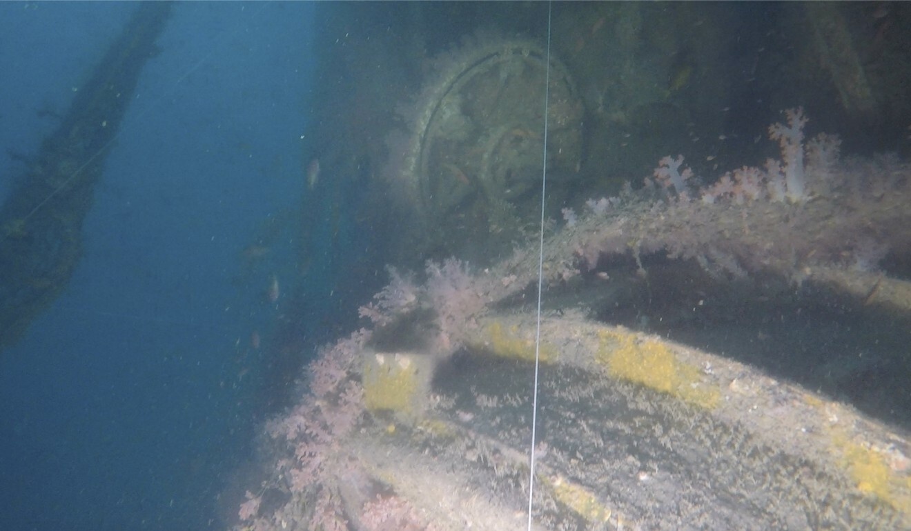 Tim thay xac tau ngam My tu The chien II o eo bien Malacca hinh anh