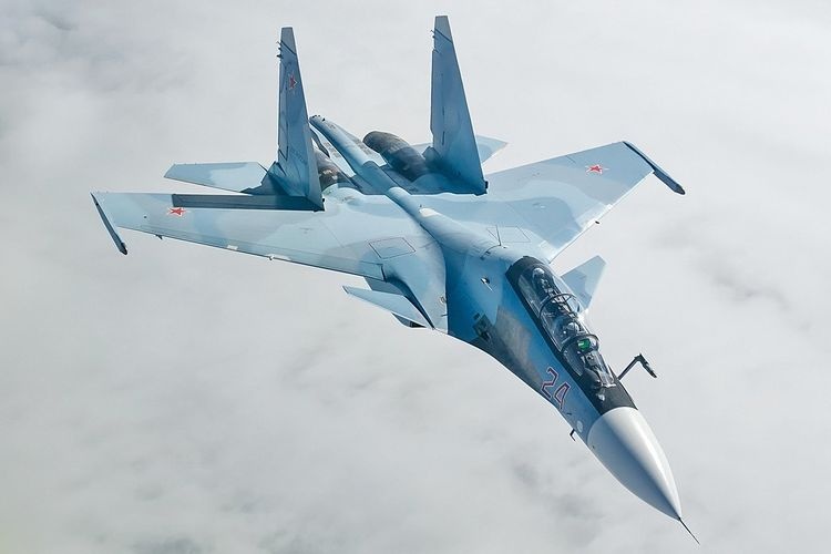 Tiem kich Su-30 cua Nga co the da bi ban nham khi tap tran hinh anh