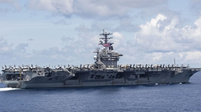 My bat ngo rut tau san bay Nimitz khoi Trung Dong hinh anh
