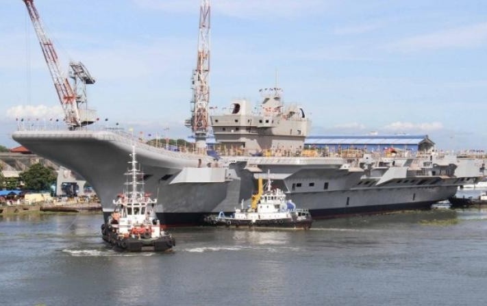 An Do thu nghiem tau san bay thu 2 de canh tranh voi Trung Quoc hinh anh