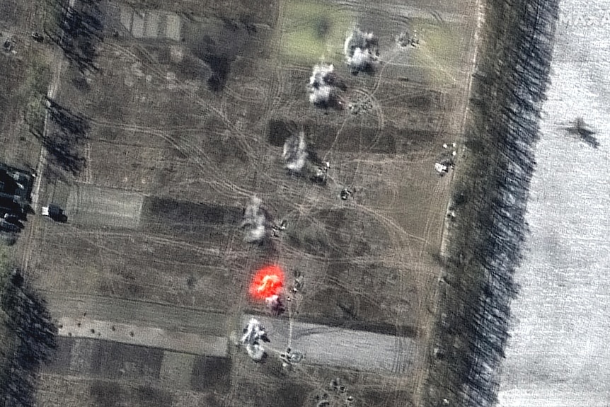 Quan doi Nga tien sat Kyiv hinh anh