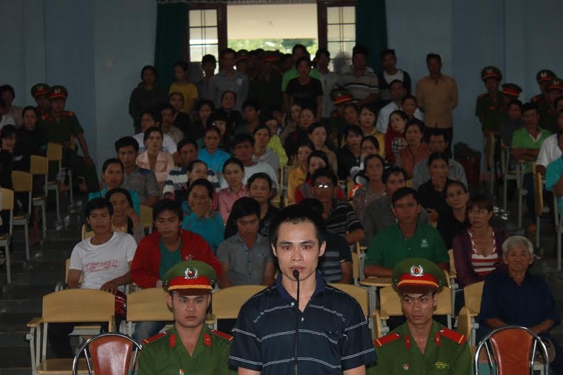 Bị cáo nhận án phạt thích đáng tại phiên tòa