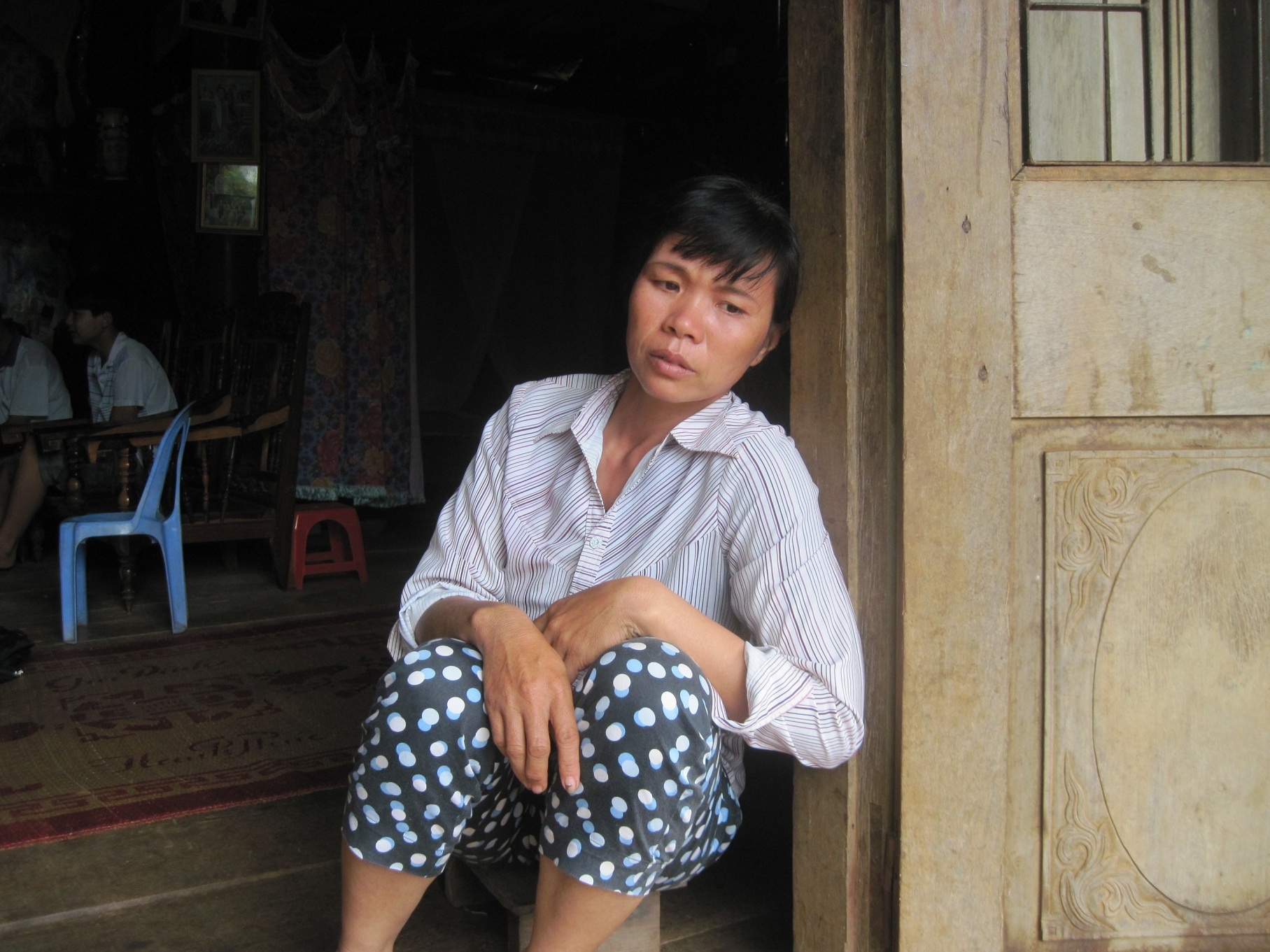 Be gai 13 tuoi trong doi mua lan mat tich bi an hinh anh