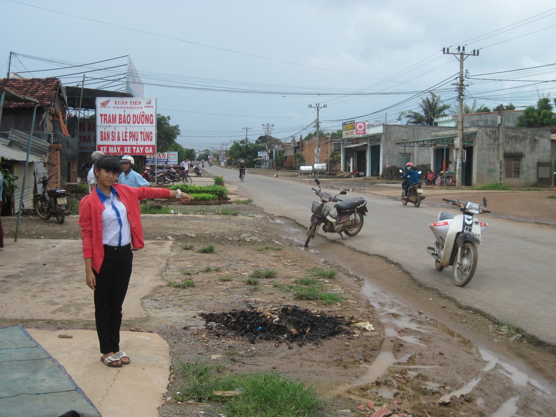 Địa điểm nơi cháu Ánh lên xe của đối tượng lạ mặt