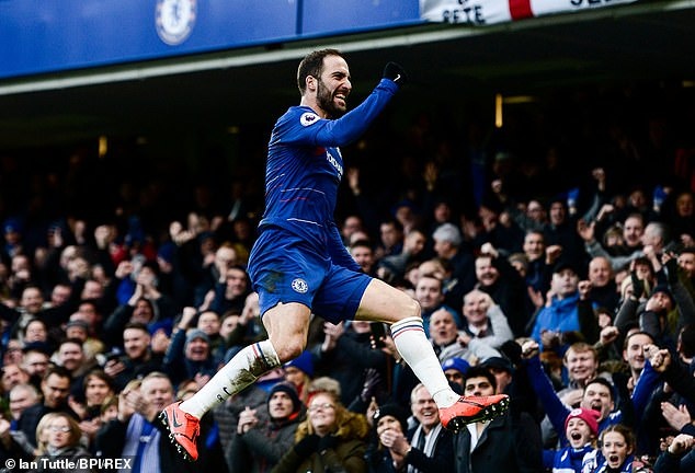 Higuain lập cú đúp, Chelsea đại thắng ảnh 1 Higuain lap cu dup, Chelsea dai thang anh 1