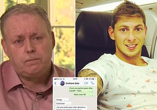 Ro ri tin nhan cho thay dai dien cua Emiliano Sala noi doi hinh anh