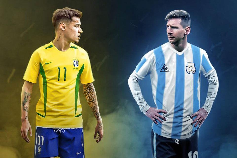 Brazil vs Argentina - ve dep noi trien doc hinh anh