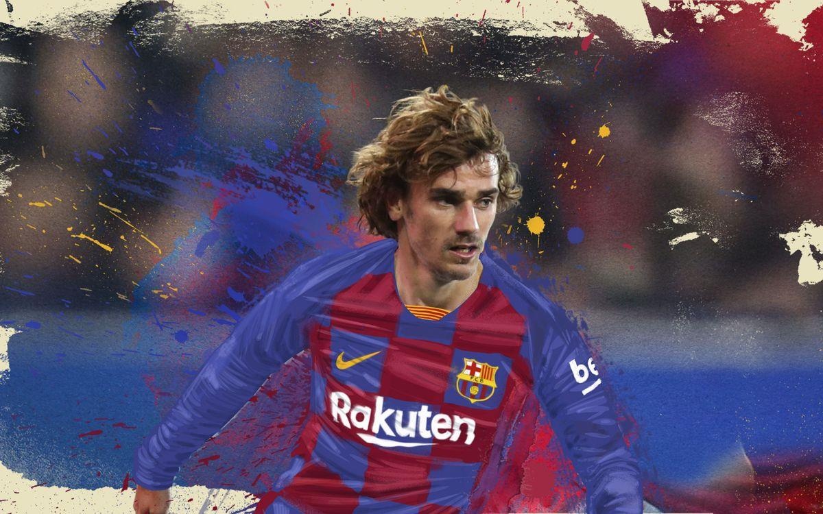 Antoine Griezmann gia nhap Barcelona anh 1