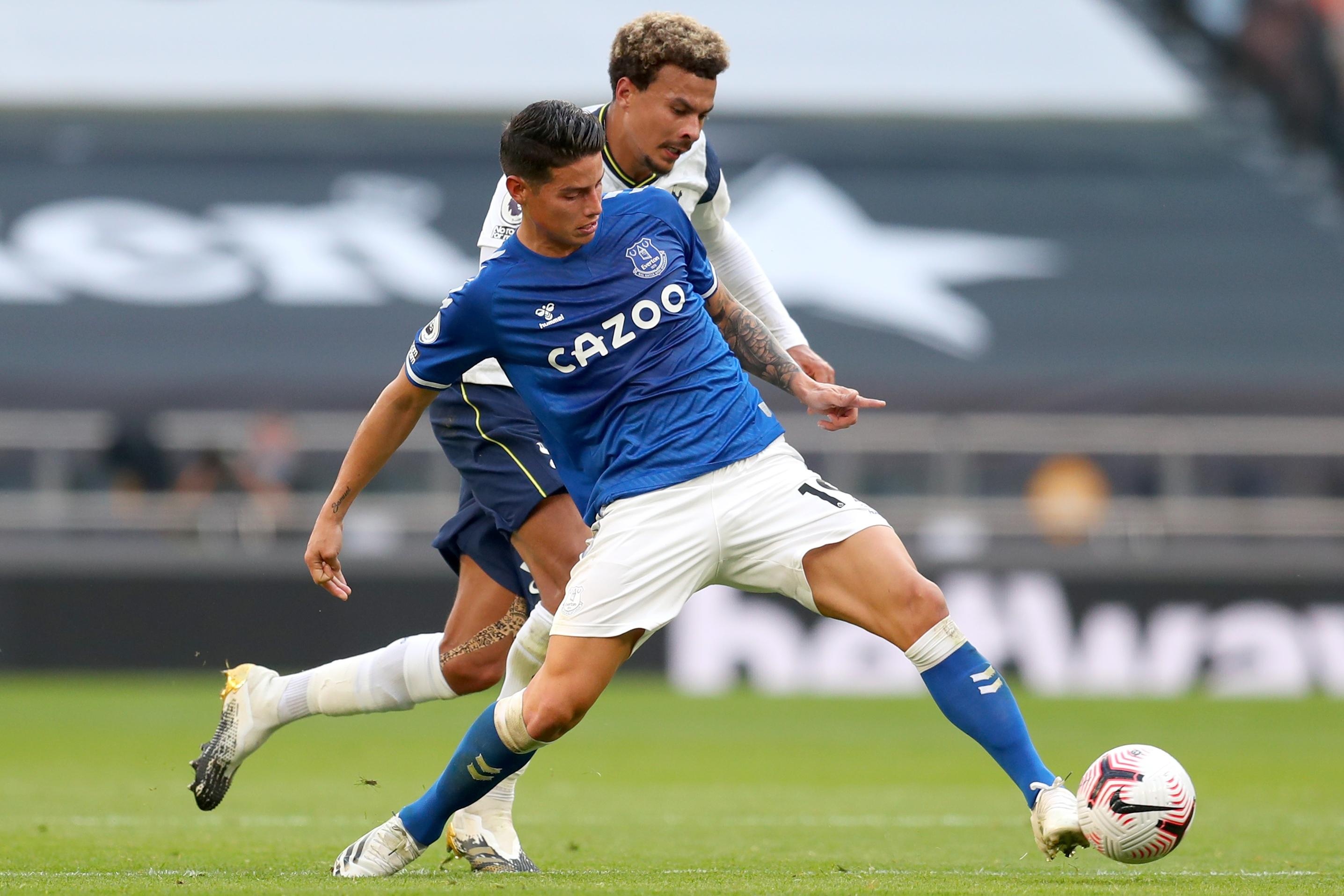 James Rodriguez Liverpool derby Merseyside anh 2