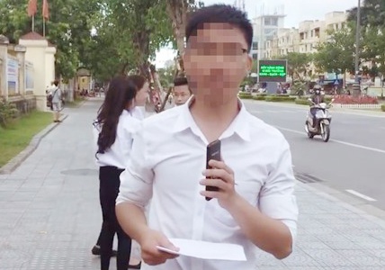 Cong an ket luan vu nhom ban tre tung clip che gieu ky thi hinh anh