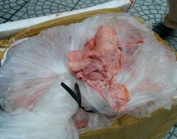 Tam giu xe cho 1,3 tan noi tang dong vat khong ro nguon goc hinh anh