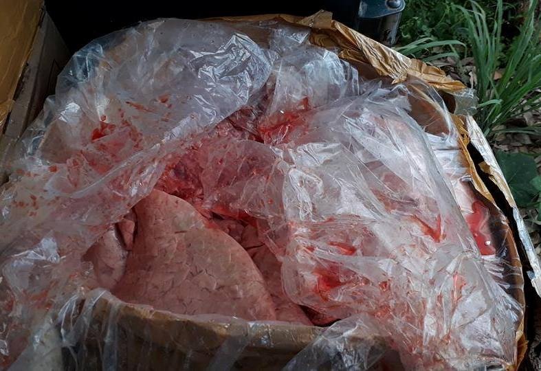 CSGT bat giu xe tai van chuyen 2,4 tan noi tang thoi hinh anh