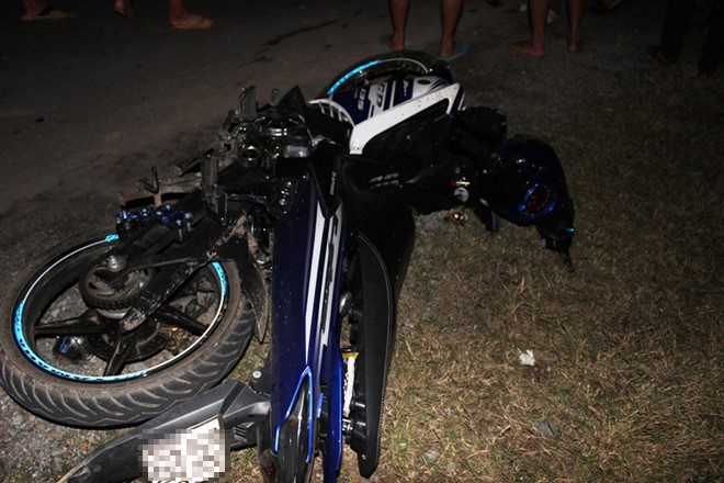 Ha si CSGT bi tong chet sau pha chan xe Exciter chay qua toc do hinh anh