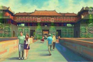 Xu ly mot cong ty gan hinh anh chai bia len di tich Ngo Mon hinh anh