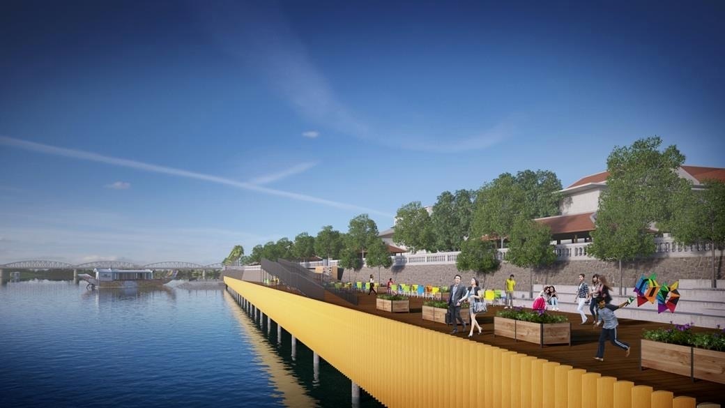 Duong di bo lat bang go lim anh 1