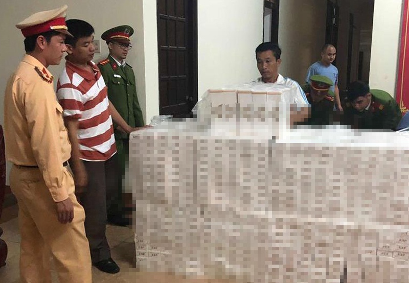 Xe dau keo cho 1.500 cay thuoc la ngoai nhap lau hinh anh