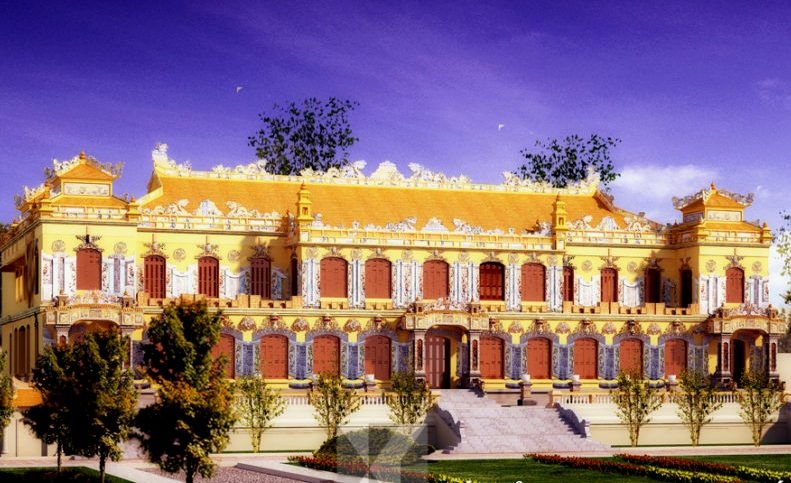 Trùng tu điện Kiến Trung ảnh 1 Trung tu dien Kien Trung anh 1