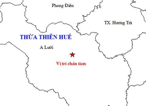 Dong dat 3,3 do richter o Thua Thien - Hue hinh anh