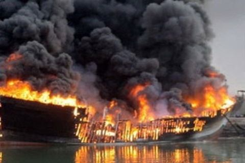 Tau ca bi thieu rui luc rang sang hinh anh