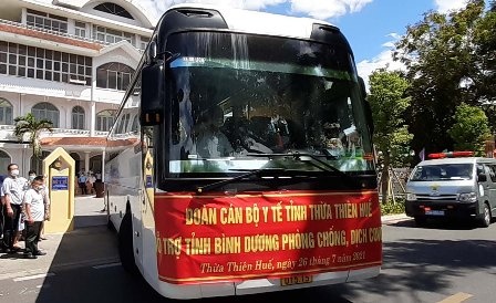 Thua Thien - Hue cu 66 nhan vien y te chi vien Binh Duong hinh anh
