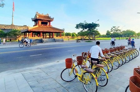 Hue trien khai he thong xe dap cong cong hinh anh