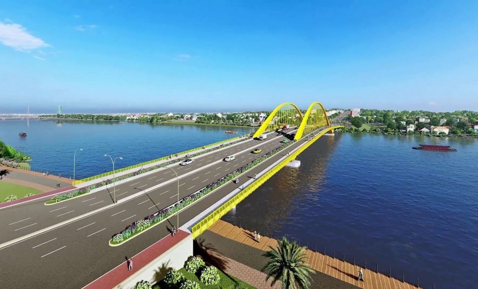 Hue khoi cong du an cau vuot song Huong gan 2.300 ty dong hinh anh