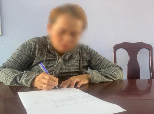 Nguoi phu nu tao hien truong gia bi mat trom hinh anh