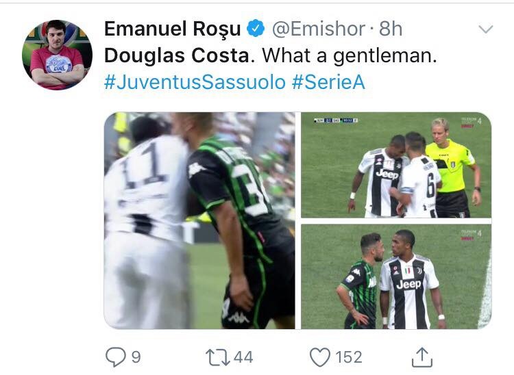 Douglas Costa nho nuoc bot vao mat doi thu anh 4