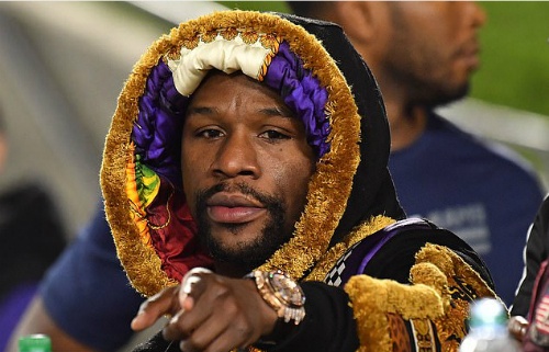 Mayweather nhan loi thach dau cua Khabib anh 1