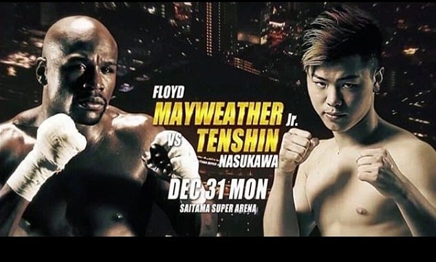 Mayweather thuong dai, doi dau nha vo dich kickboxing Nhat Ban hinh anh