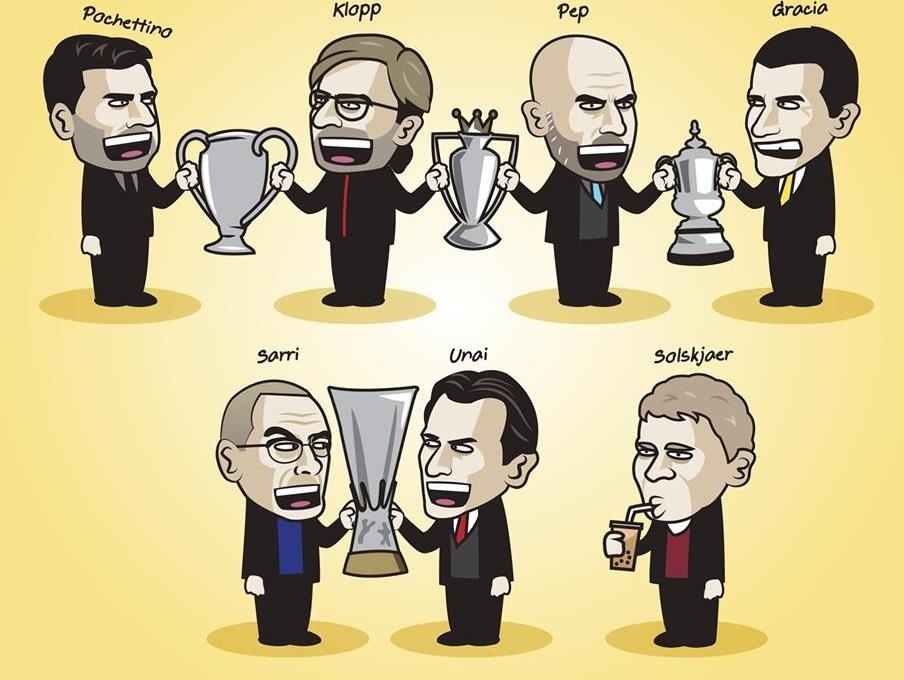 Biem hoa HLV Solskjaer binh than nhin doi thu canh tranh chuc vo dich hinh anh