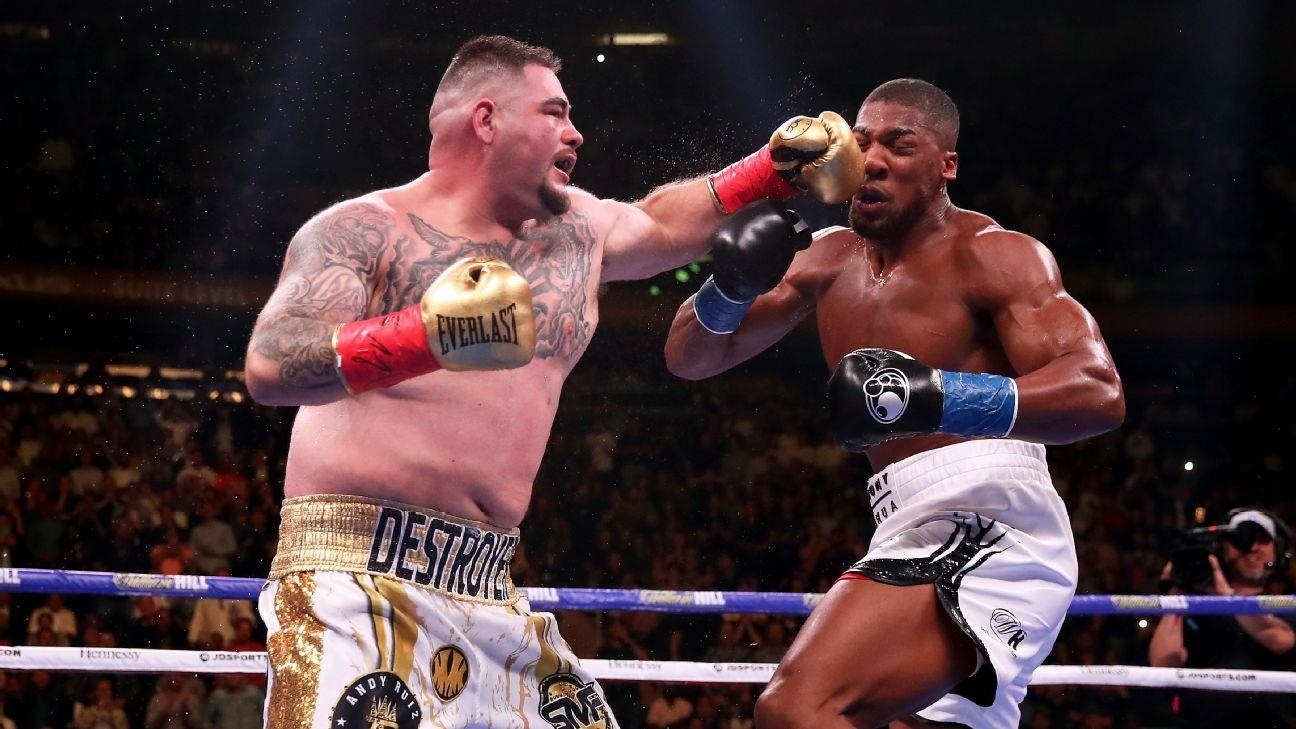 Anthony Joshua san sang doi lai dai vo dich bang man tai dau Andy Ruiz hinh anh